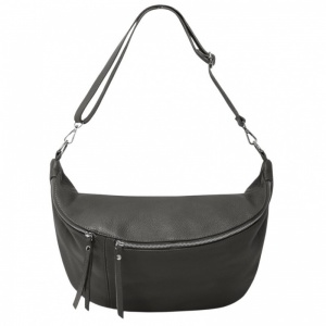XL Leather Crossbody Bag - Grey (SILVER HARDWARE)